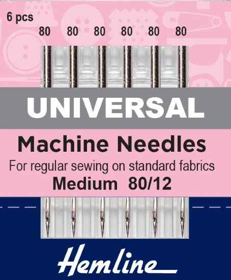 Sewing machine needles Universal Medium 80/12 H100.80