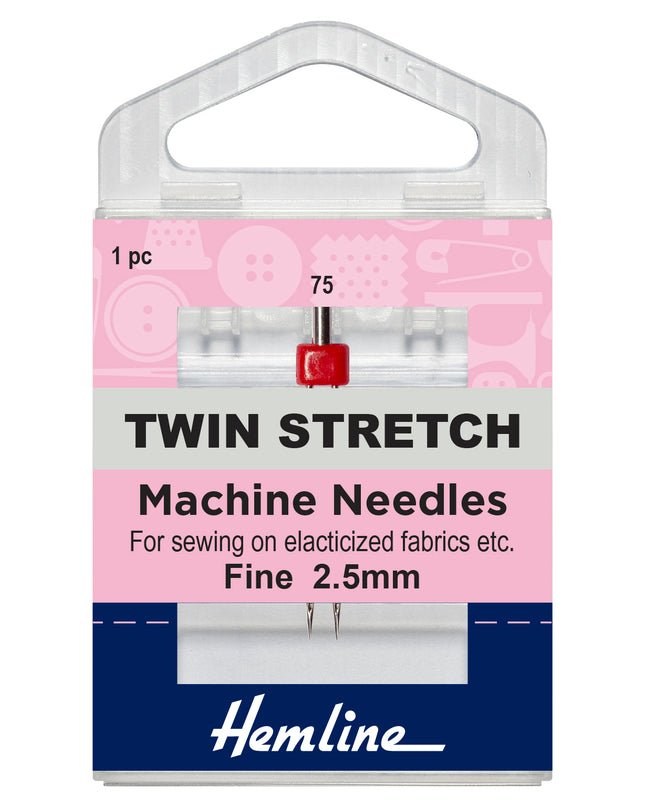 Sewing machine needles Twin Stretch size 75/11 2.5mm H112.25