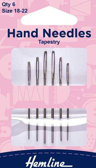 Hand Needles Tapestry Size 18 to 22 H203.1822