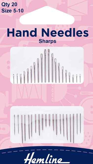 Hand Needles Sharps Size 5 to 10 H208.510
