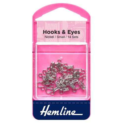Hooks and eyes Small Silver H400.1