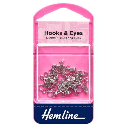 Hooks and eyes Small Silver H400.1