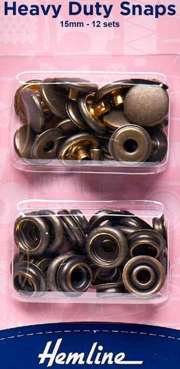 Snap fasteners Heavy Duty 15mm H405R.A