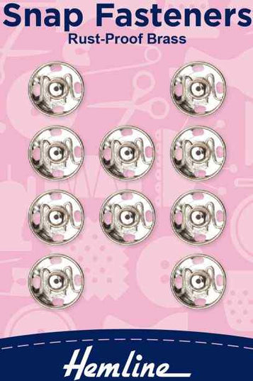 Snap fasteners Silver 11mm H420.11