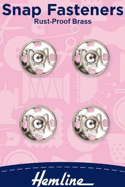 Snap fasteners Silver 15mm H420.15