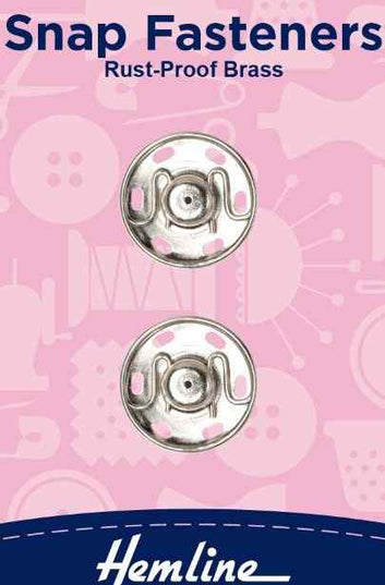 Snap fasteners Silver 18mm H420.18