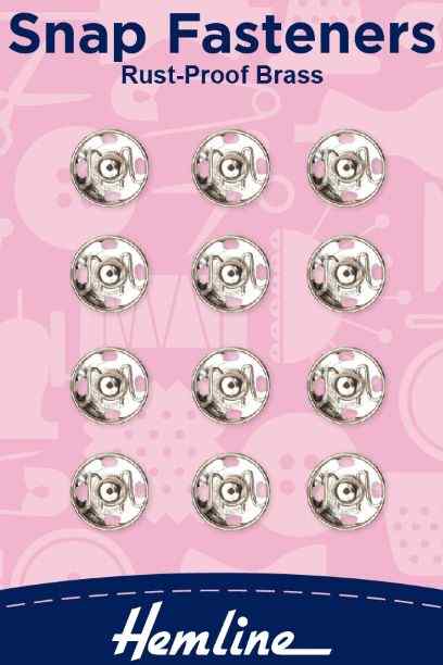 Snap fasteners Silver 9mm H420.9