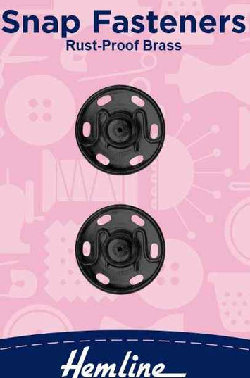 Snap fasteners Black 18mm H421.18