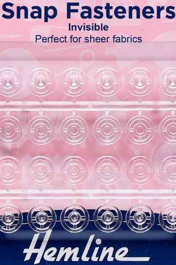 Snap fasteners Invisible 7mm H422
