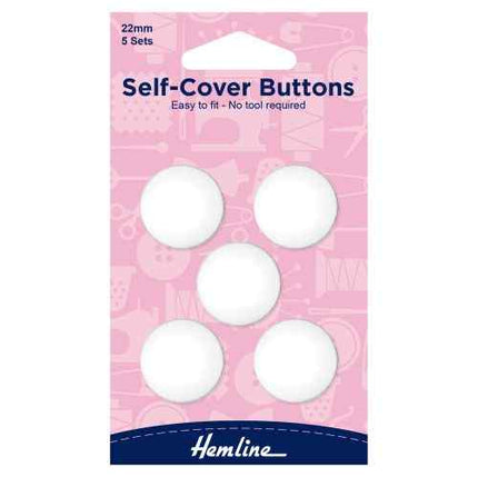 Self cover buttons 22mm H475.22