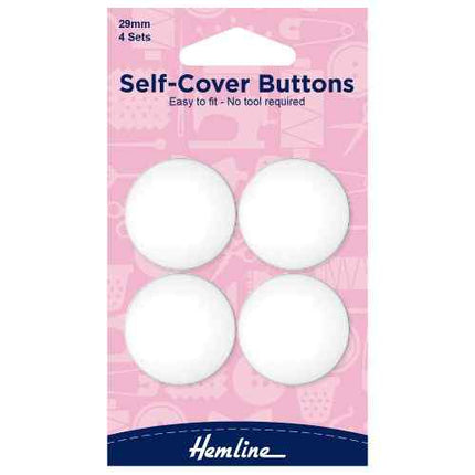 Self cover buttons 29mm H475.29