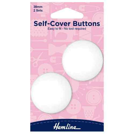 Self cover buttons 38mm H475.38