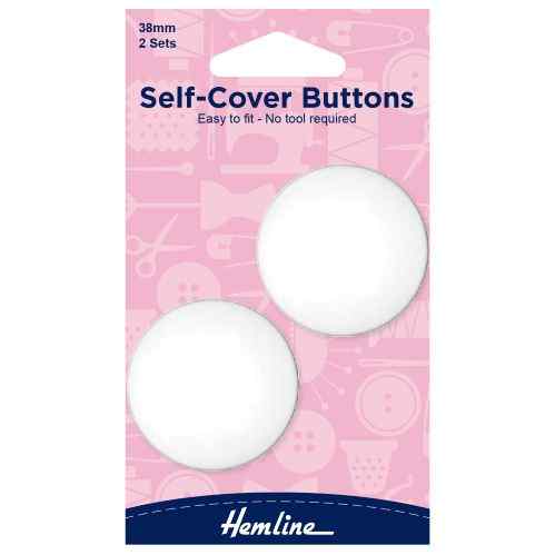 Self cover buttons 38mm H475.38