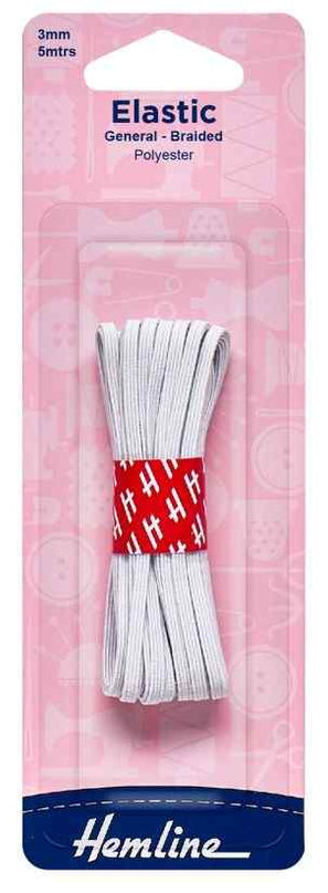 Elastic 3mm White H620.3