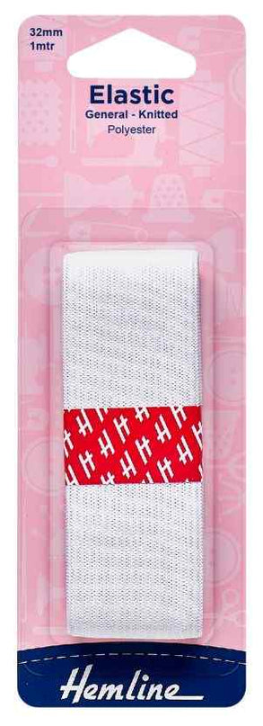 Elastic 32mm White H620.32
