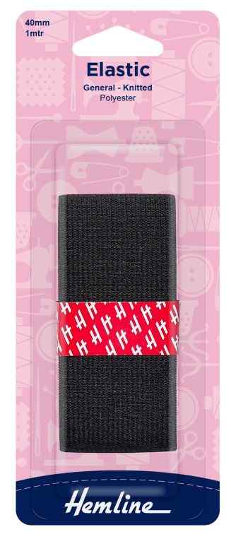 Elastic 40mm Black H621.40