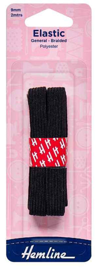 Elastic 9mm Black H621.9