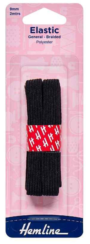 Elastic 9mm Black H621.9