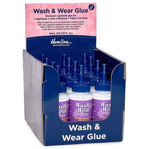 Wash and Wear Glue