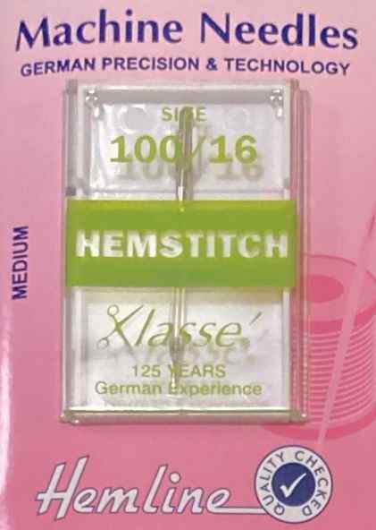 Sewing machine needles Hemstitch 100/16 H115.100