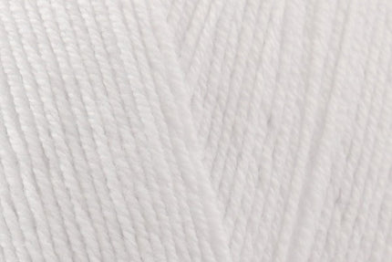 King Cole Cottonsock 4Ply White 4760