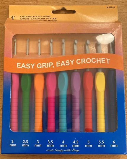Pony Easy Grip Crochet Hook Set P39810