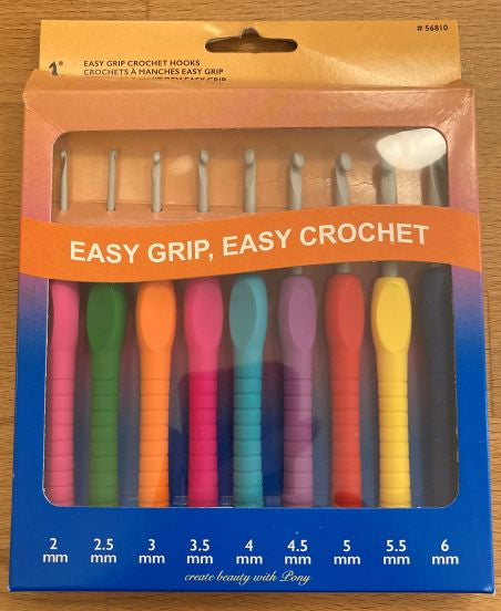 Pony Easy Grip Crochet Hook Set P39810