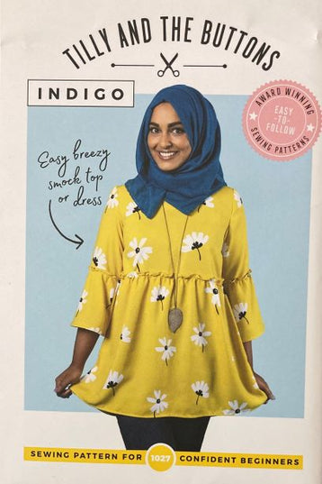 Tilly And The Buttons Sewing Pattern Indigo (Smock top/Dress) *
