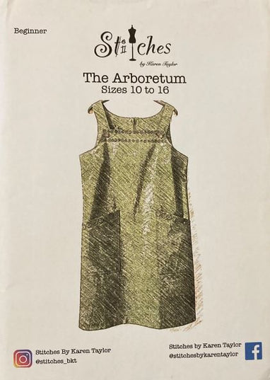 Karen Taylor Sewing Patterns Arboretum Dress size 18-26