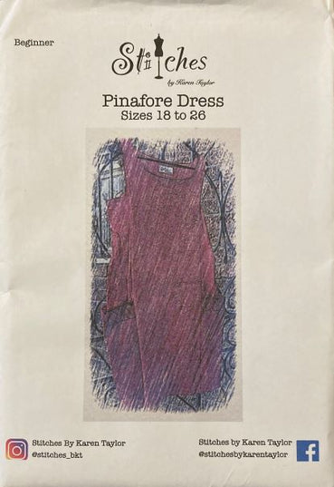 Karen Taylor Sewing Patterns Pinafore Dress size 18-26