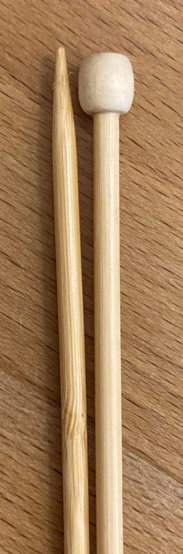 Lesur Bamboo straight knitting needles 35cm 5.5mm