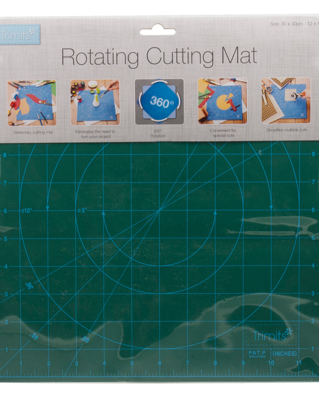 Rotating Cutting Mat 12" x 12" JERT1