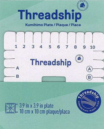 DMC Threadship Kumihimo Plate TSHKUMISQ
