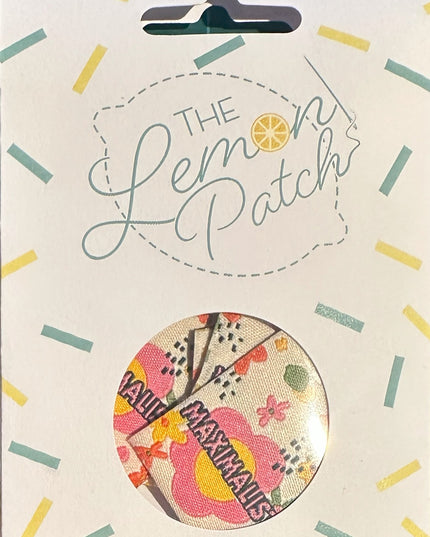 The Lemon Patch Woven Sewing Label MAXIMALIST