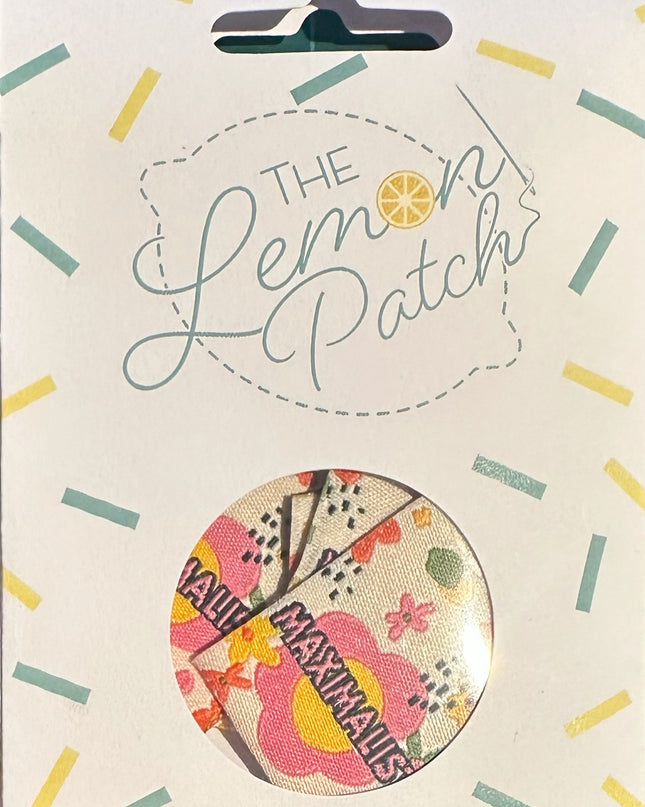 The Lemon Patch Woven Sewing Label MAXIMALIST