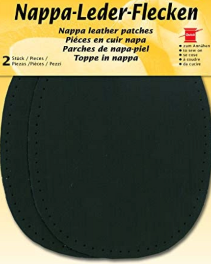 Nappa leather patches Black 850-04