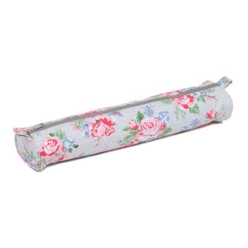 Knitting Needle Case Pink Floral Large