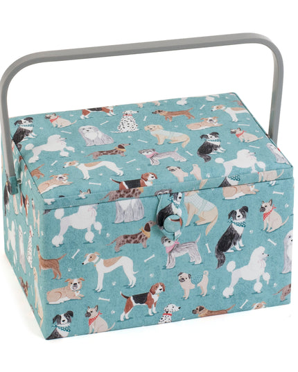 Sewing Box Large - Dogs