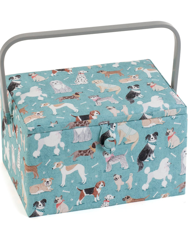 Sewing Box Large - Dogs