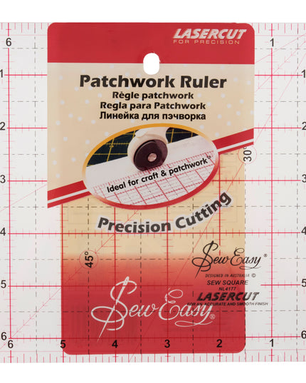 Patchwork Ruler 6.5" x 6.5" Imperial Grid NL4177