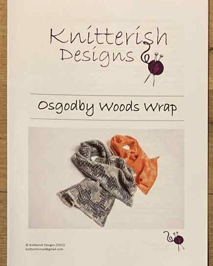 Knitterish Designs Knitting Patterns Osgodby Woods Wrap
