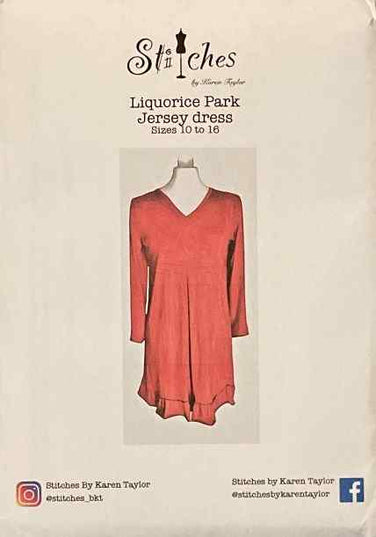 Karen Taylor Sewing Patterns Liquorice Park Dress size 10-16