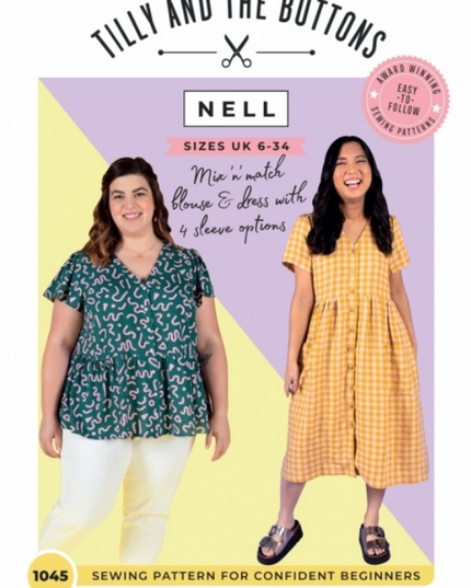 Tilly And The Buttons Sewing Pattern Nell (Blouse\Dress)