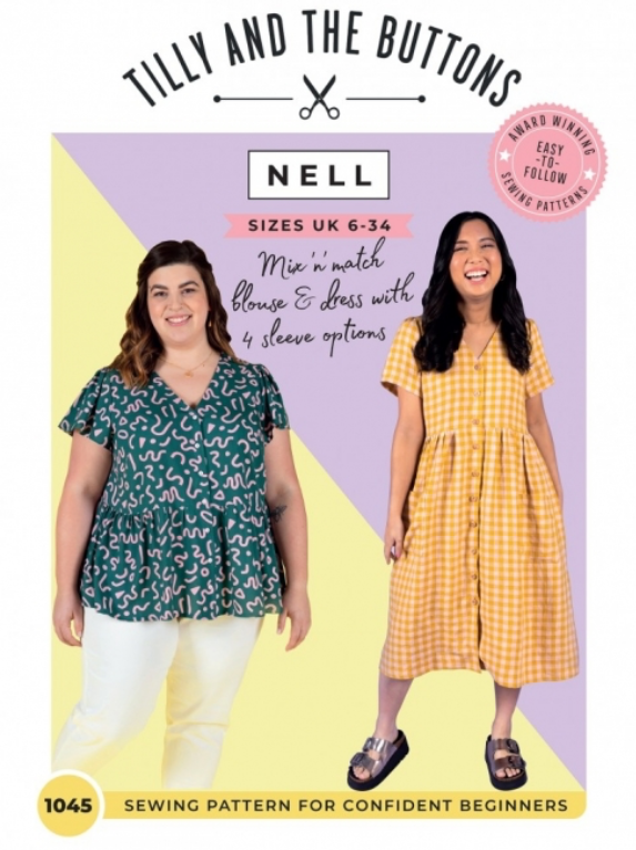 Tilly And The Buttons Sewing Pattern Nell (Blouse\Dress)