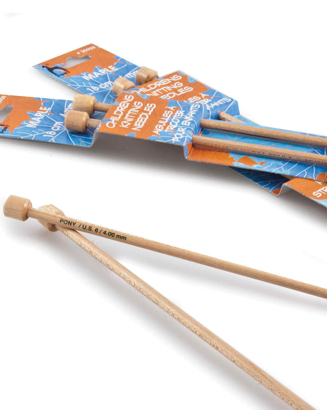 Pony maple children's knitting needles 4.5mm P30910