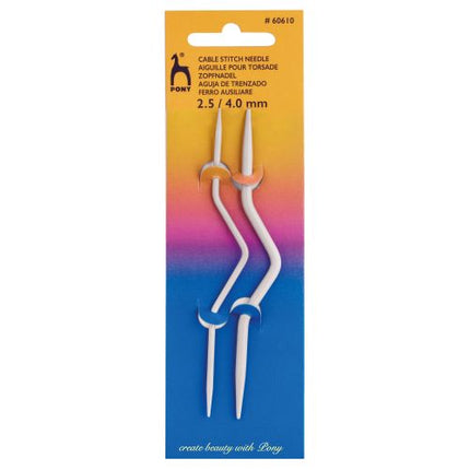 Pony Cable Stitch Needle 2.5mm to 4mm 60610