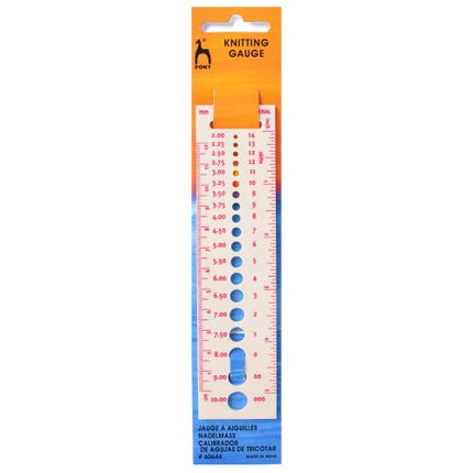 Pony Knitting Gauge 2mm to 10mm P60644