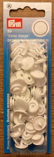 Prym Snap fasteners White 12.4mm 393103