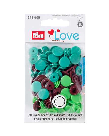 Prym Snap fasteners Assorted 12.4mm 393005