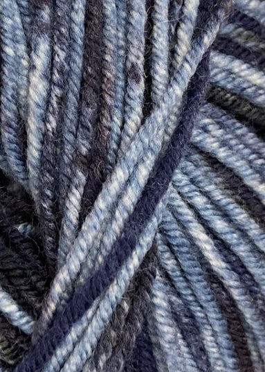 Rico Essentials Merino Print DK Blue Mix 008